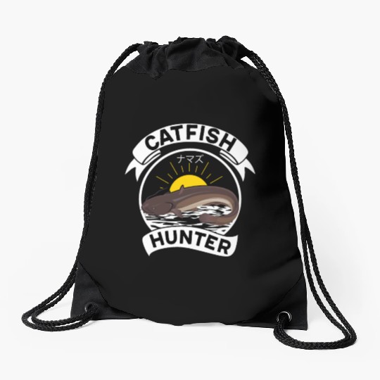 Catfish Hunter - Hunting Catfishing Fishing Drawstring Bags