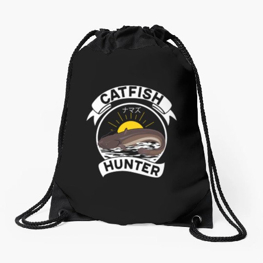 Catfish Hunter - Hunting Catfishing Fishing Drawstring Bags