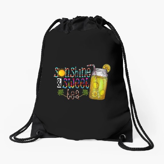 Sunshine Sweet Tea Drawstring Bags