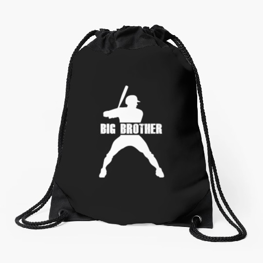 Baseball Big Brother Son Baseball Drawstring Bags