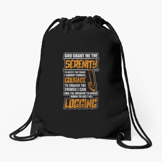 Lumberjack Chainsaw Chainsaw Drawstring Bags