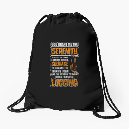 Lumberjack Chainsaw Chainsaw Drawstring Bags