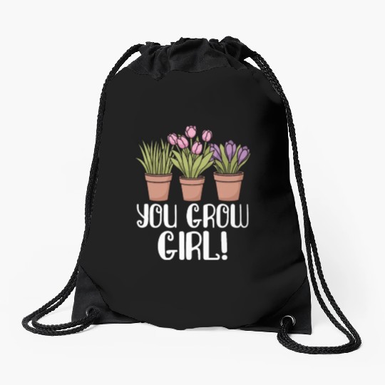 Gardening Plants Gardener Plantation Nature Gift Drawstring Bags