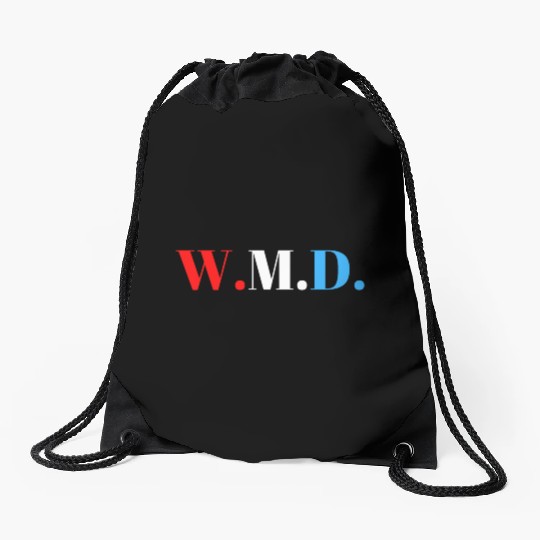 WMD (Red, White and Blue Pro USA version) Drawstring Bags