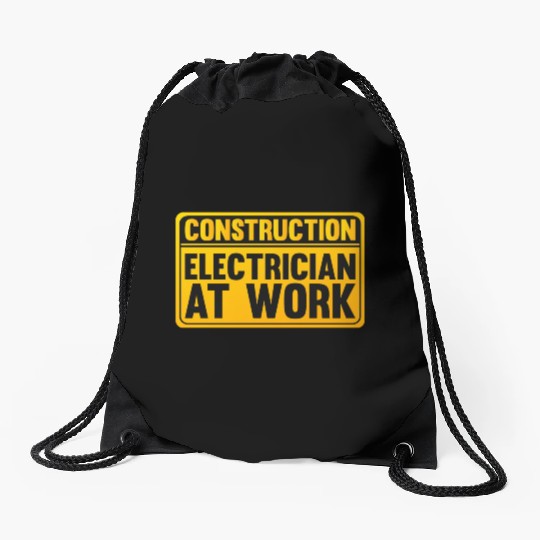 Electrician Electrical Engineer Lineman Drawstring Bags