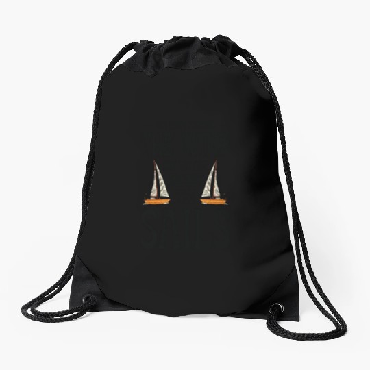 Sailing Boats Boat Kayak Pontoon Boating Captain Drawstring Bags