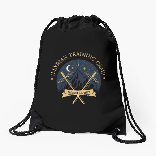 ACOTAR Illyrian Training Camp Camping Lover Drawstring Bags