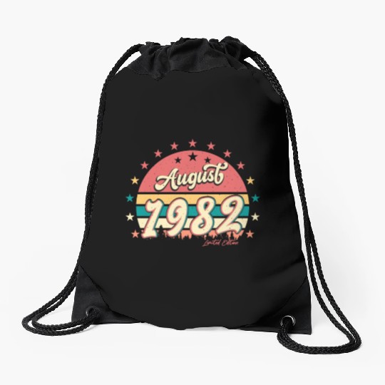 40th Anniversary August 1982 Drawstring Bags