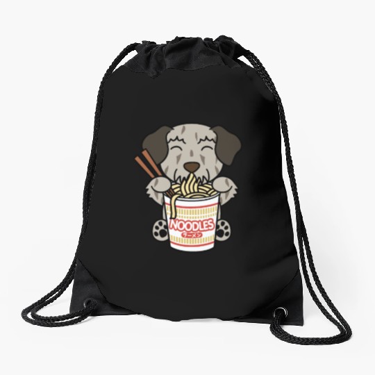 Irish Wolfhound Instant Ramen Noodles Drawstring Bags