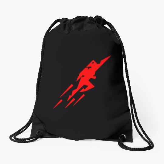 Rocket Man Drawstring Bags