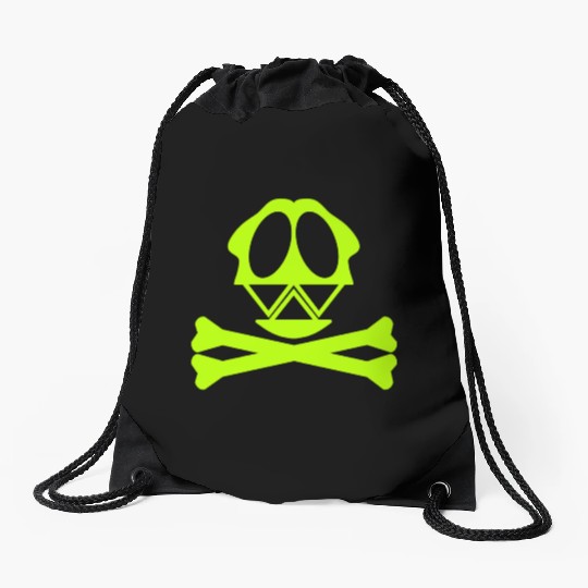 Silly Crossbones Drawstring Bags