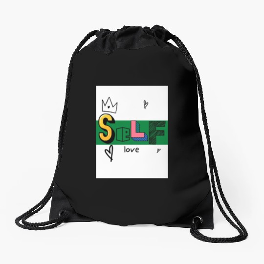 Self Love Drawstring Bags