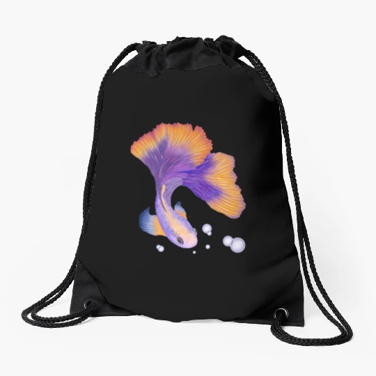 Fish Drawstring Bags