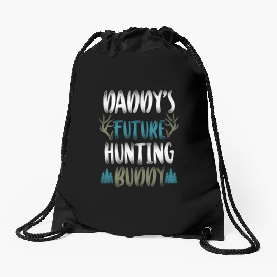 Buck Deer Hunting Hunter Kid Drawstring Bags
