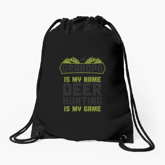 Buck Deer Hunting Hunter Drawstring Bags