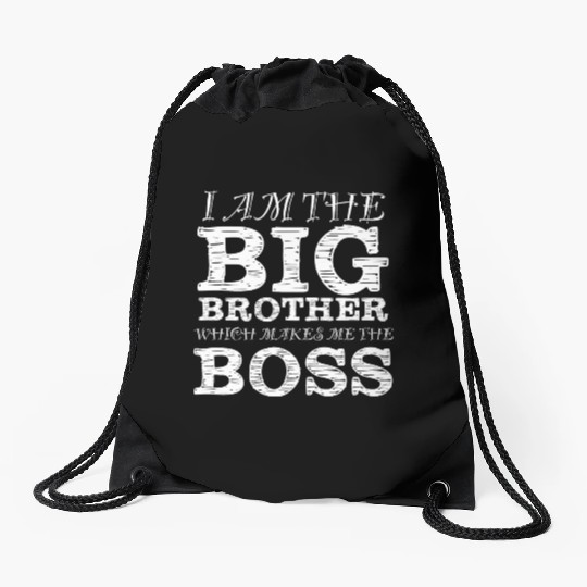 Big Brother Boss Drawstring Bags