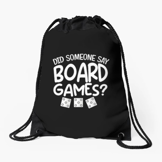 Funny Board Game Gifts For Men Women Card Gamer Drawstring Bags