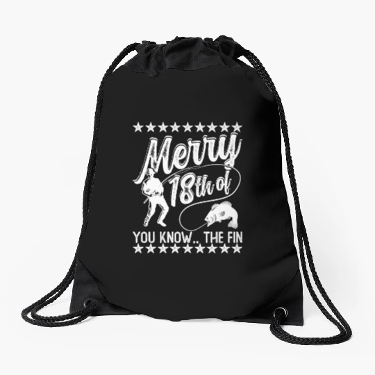 Joe Biden Fishing Drawstring Bags