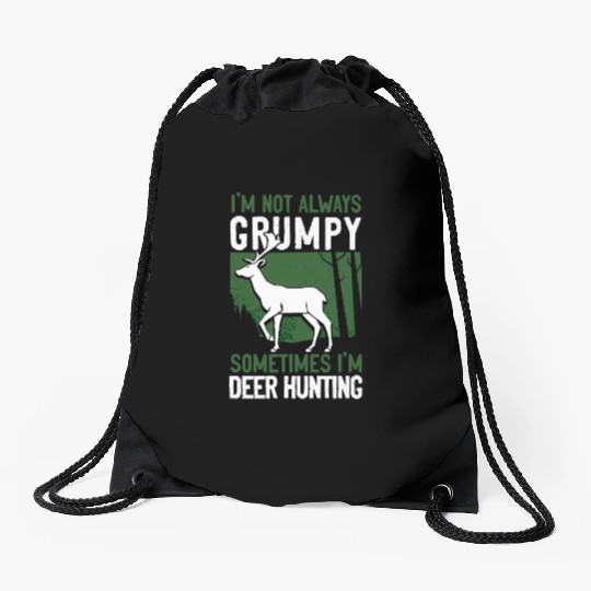 Buck Deer Hunting Hunter Dad Drawstring Bags