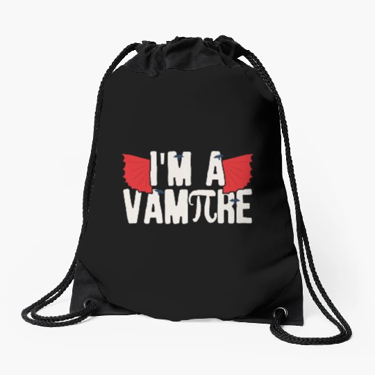 Pi Day I m A Vampire Math Teacher Student Gift Drawstring Bags