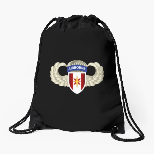 Army 44th Medical Brigade Wings Drawstring Bags