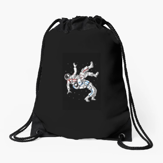 Jiu-Jitsu Astronauts Drawstring Bags