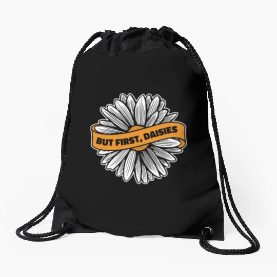 Daisy Garden Gardening Gardener Drawstring Bags
