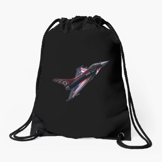Union Jack Typhoon Drawstring Bags