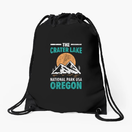 The Crater Lake National Park USA Oregon America Drawstring Bags