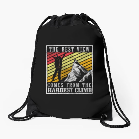 Mountaineering Mountaineering Mountains Drawstring Bags