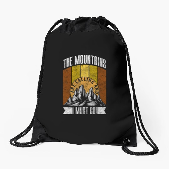 Mountaineering Climbing Mountain Mountains Drawstring Bags