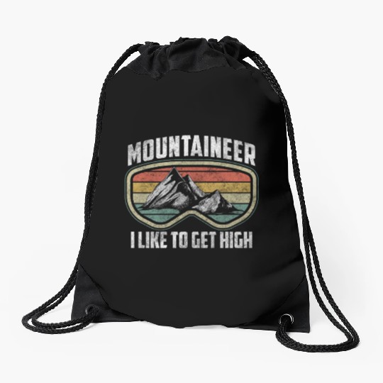 Mountains The Alps Mountaineering Hobby Drawstring Bags