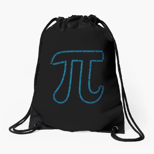 Irrational Number Math Physics 3.14 Pi Day Drawstring Bags