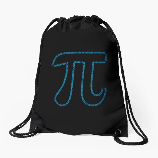 Irrational Number Math Physics 3.14 Pi Day Drawstring Bags