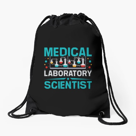 Medical laboratory scientist Drawstring Bags