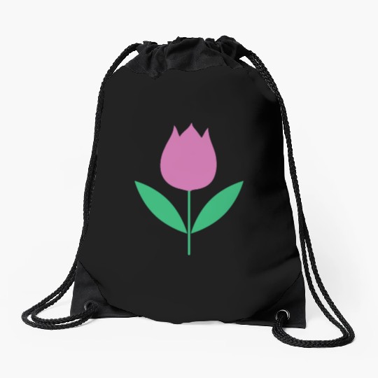 Tulip Garden Gardening Drawstring Bags