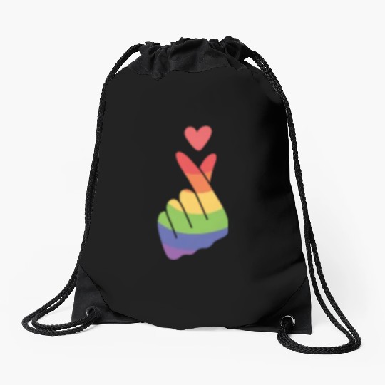 Lgbtq Gay Pride Month Rainbow Love Is Love Drawstring Bags