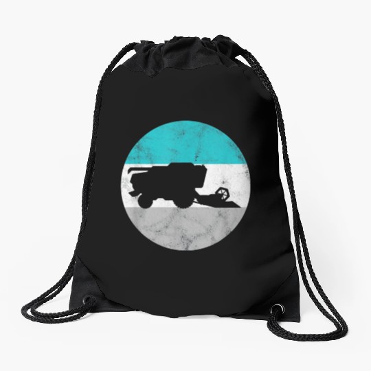 Farming Combine Harvester Drawstring Bags