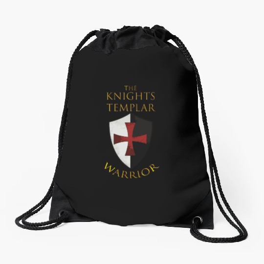 Knights Templar Christian Religious Warrior Oath Drawstring Bags