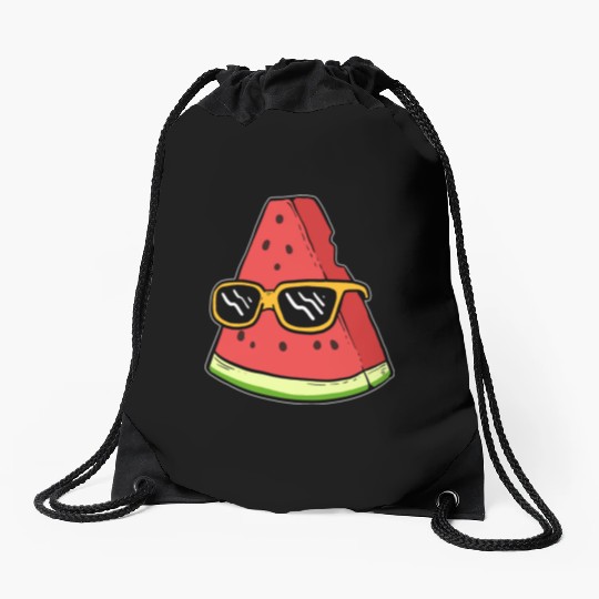 Chilling Watermelon Tourist Gift Drawstring Bags