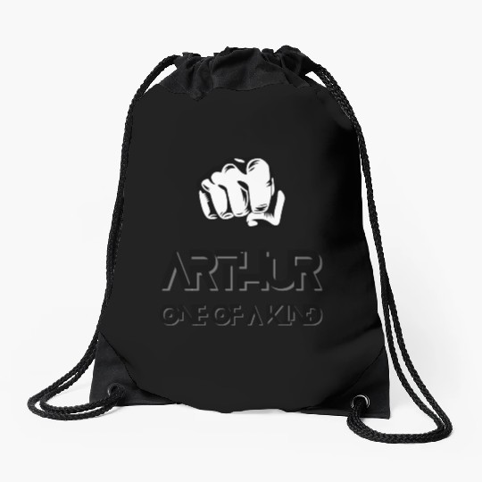 Arthur Name One of a Kind Birthday Anniversary Drawstring Bags