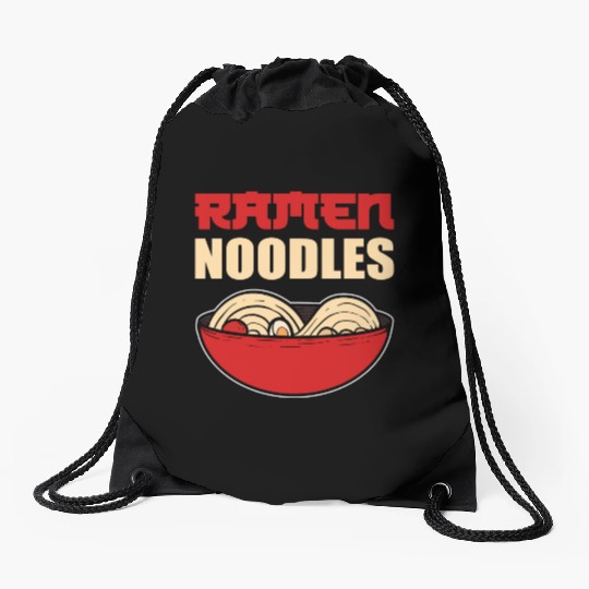 Ramen Noodles Chef Gift Drawstring Bags