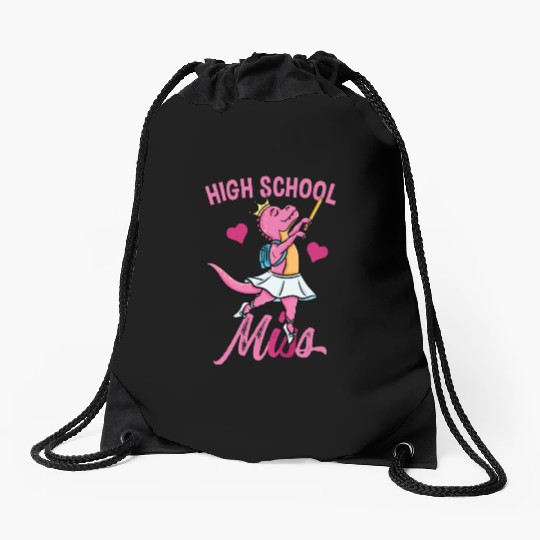 High School Miss Ballet Back To School Girls Drawstring Bags