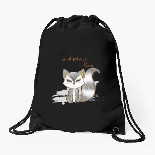 Leaf Autumn Tree Orange Fall Leaves Season Drawstring Bags