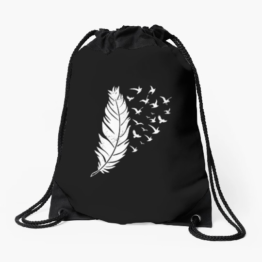 Bird Lover Birdwatching Bird Whisperer Drawstring Bags