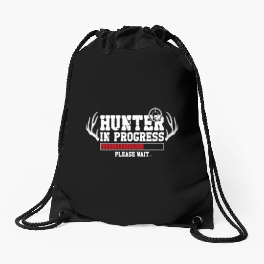 Buck Deer Hunting Hunter Antler Drawstring Bags