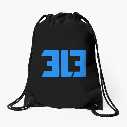 detroit lions 313 Drawstring Bags