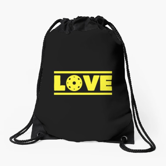 Pickleball Love Matching Retro Vintage Cute Pickle Drawstring Bags