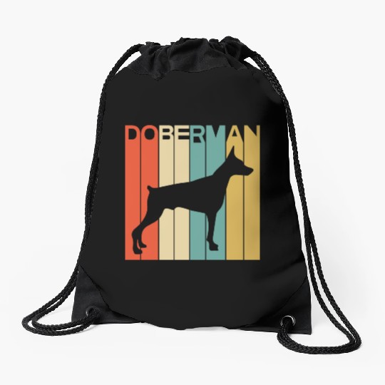 Doberman Drawstring Bags