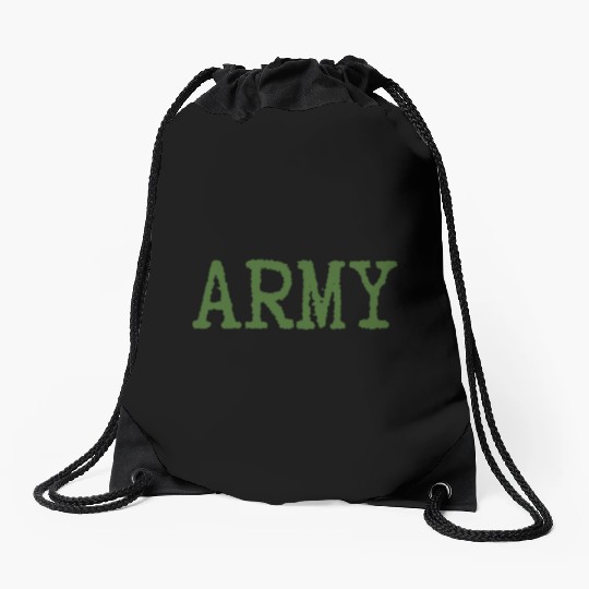 Vintage USA Army Military Green Cute US Retro US Drawstring Bags